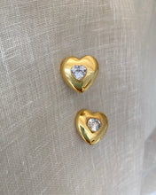 Load image into Gallery viewer, Boucles d’Oreilles heart vintage
